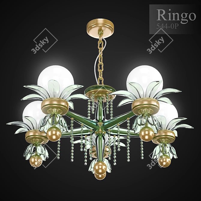 Mitra Ringo Pendant Light 544-0P 3D model image 3