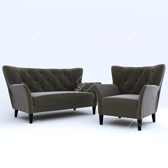 Marac Wilson Collection | Sophisticated Sofas & Armchairs 3D model image 2