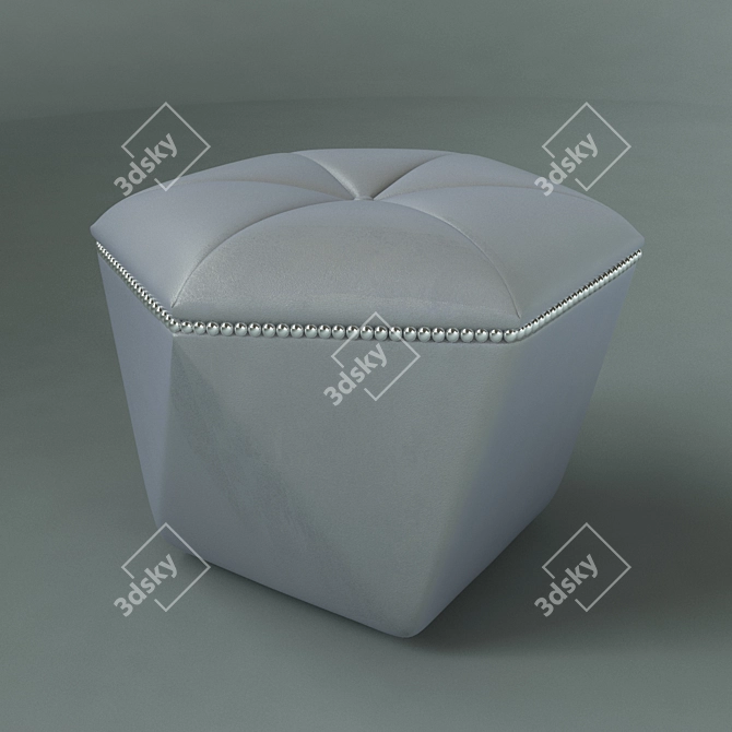 Rhombus Homemotions Pouf 3D model image 1