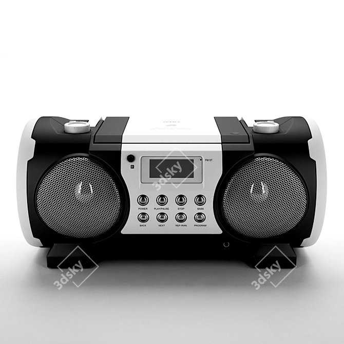 Compact Disc Player 3D model image 1