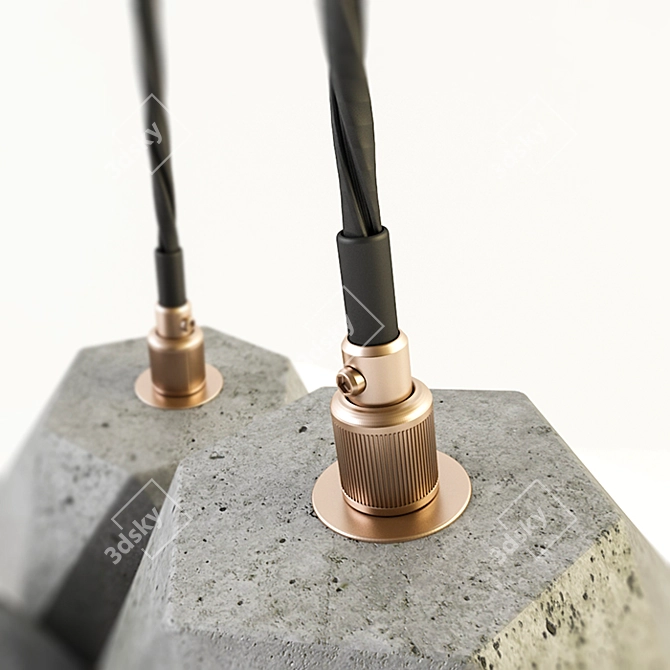 Concrete Sands Lamp | Alien Design 3D model image 3