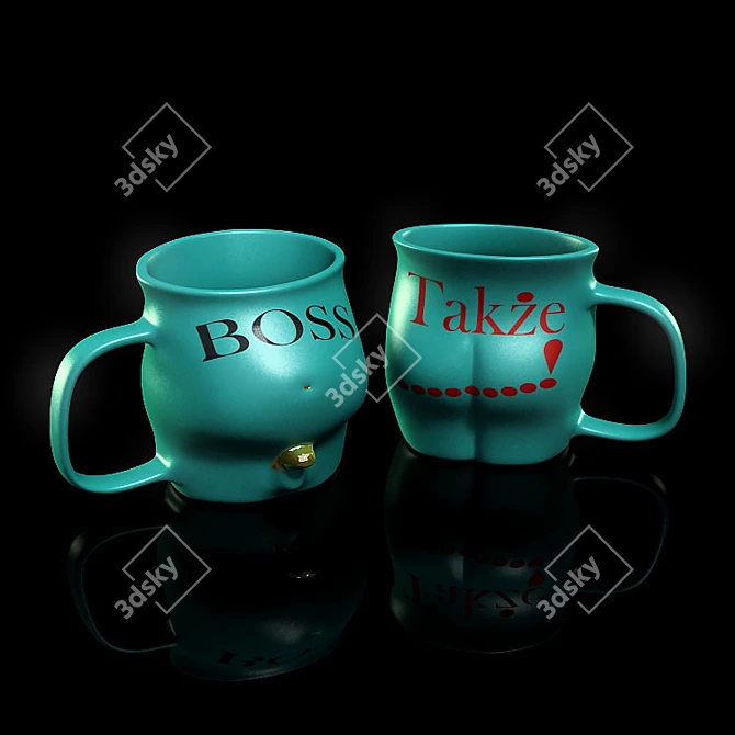 Customizable Poly Cup 3D model image 1