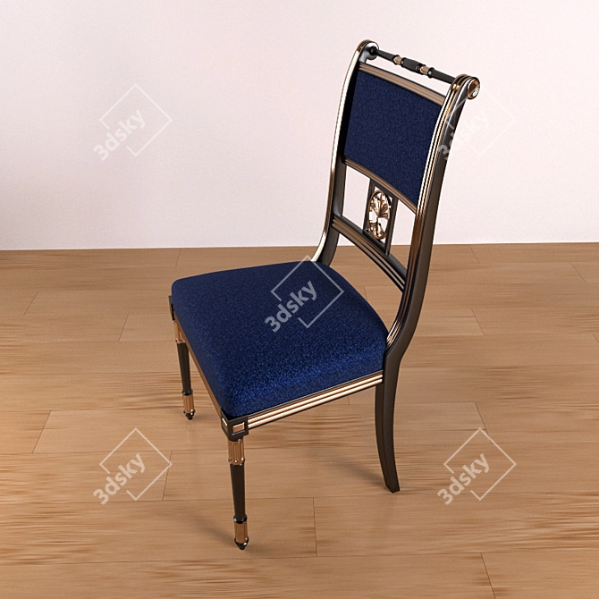Armando Rho Classic Dining Chair 3D model image 2