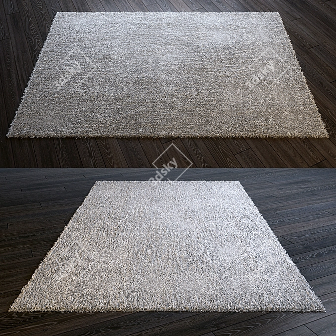 Luxury Hairs & Fur Carpet 3D model image 1