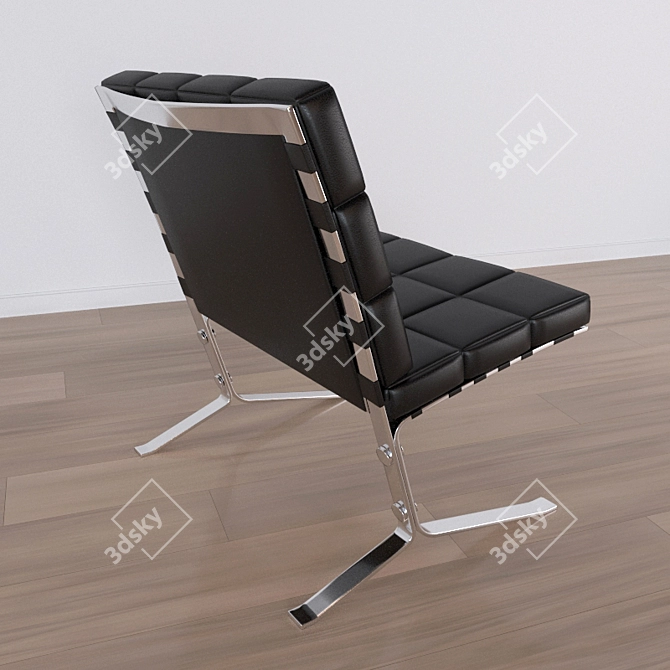 Olivier Mourgue Joker Lounge Chair: Iconic Design with Exceptional Comfort 3D model image 2