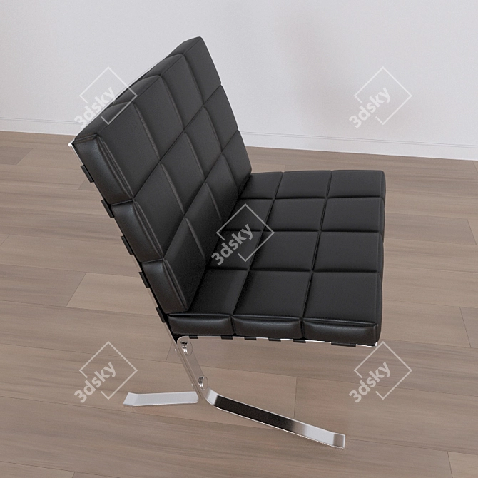 Olivier Mourgue Joker Lounge Chair: Iconic Design with Exceptional Comfort 3D model image 3