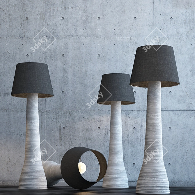Yakusha Design Torsher Lamp 3D model image 1