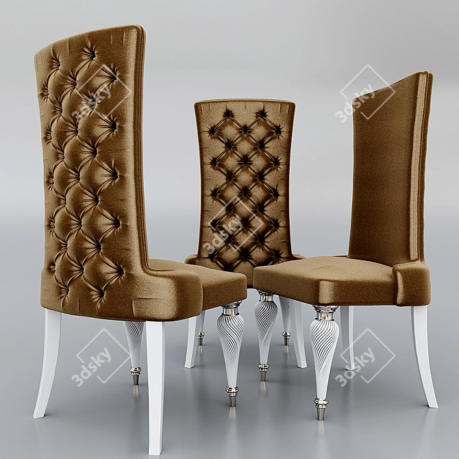 Elegant Marcello Chair | Classic Design 3D model image 1