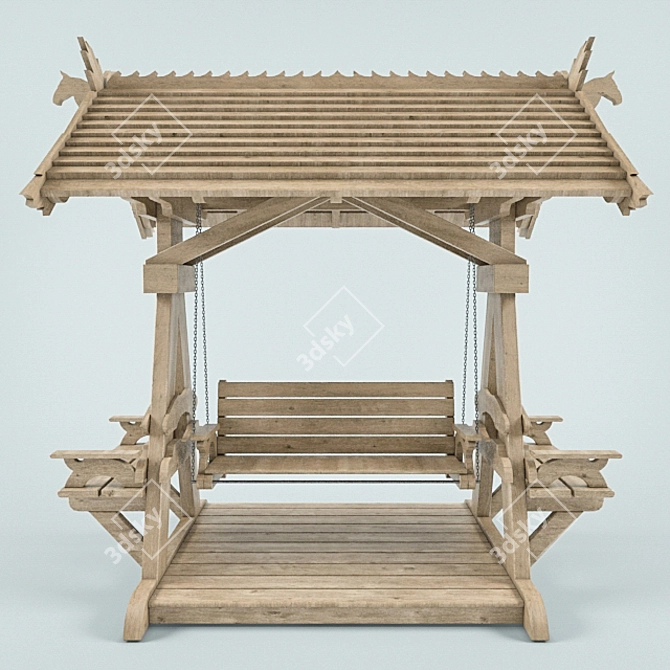 Garden Swing Set

Title: Outdoor Swing for Relaxation 3D model image 2