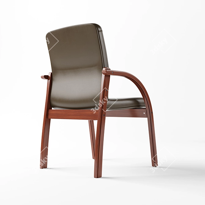 Elevate Your Comfort: Maxus Armchair 3D model image 2