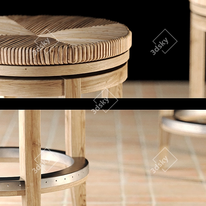 Twilight Bay Dalton Counter Stool 3D model image 2