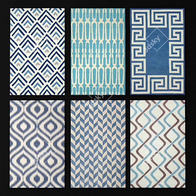 High-Resolution Rugs Collection - Rugs USA 3D model image 3