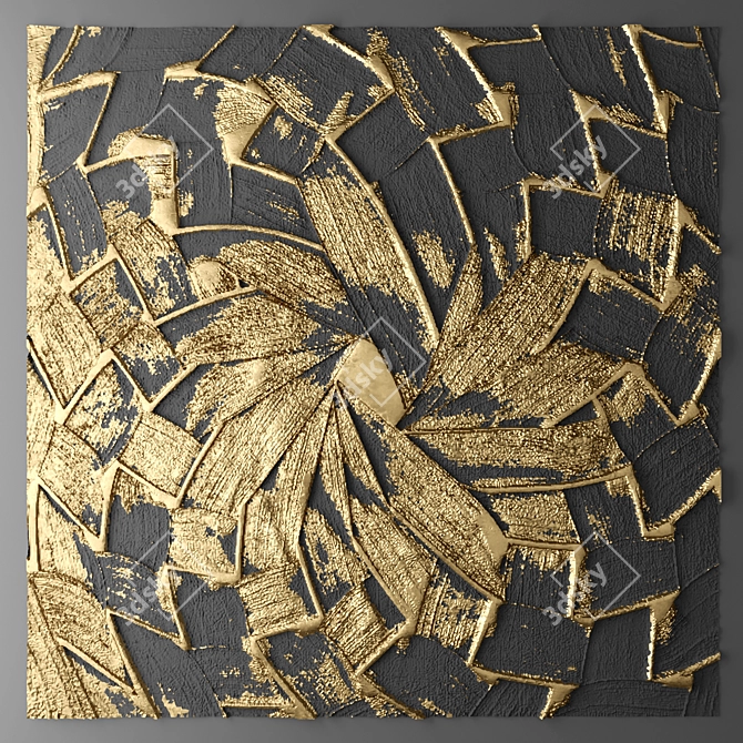 Custom 3D Panel Wall Art 3D model image 3
