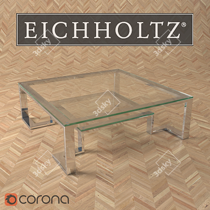 EICHHOLTZ Huntington Coffee Table 3D model image 1