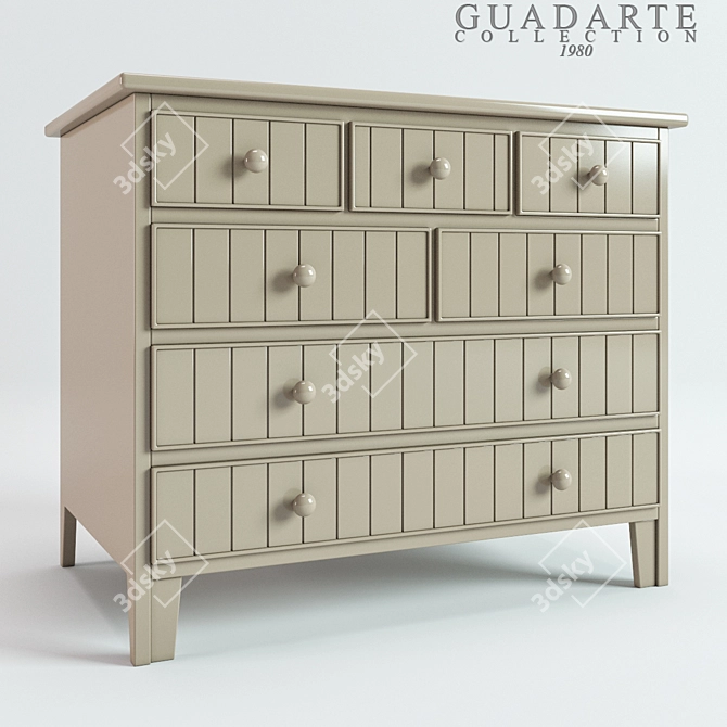 Elegant M4412 Guadarte Drawers 3D model image 1