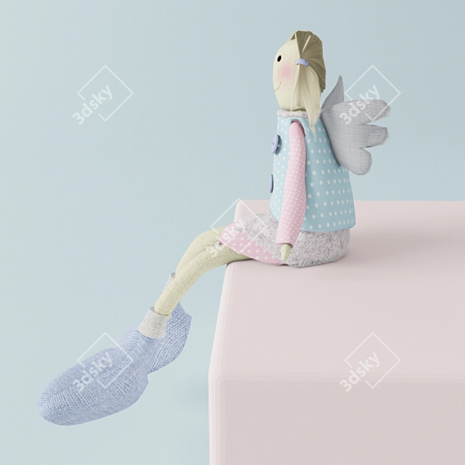 Nura the Adorable Rag Doll 3D model image 2