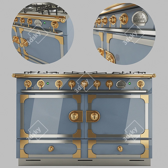  La Cornue Oven: Perfect for Your Kitchen 3D model image 1