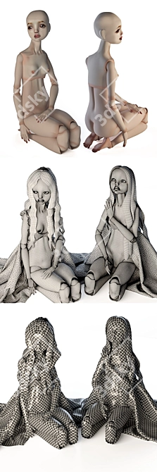Enchanted Dolls by Marina Bychkova 3D model image 2