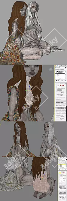 Enchanted Dolls by Marina Bychkova 3D model image 3