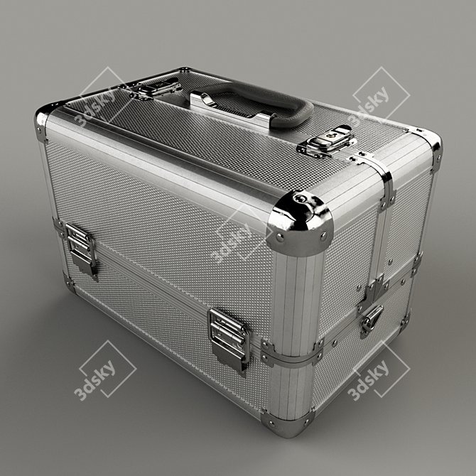 Modern Beauty Organizer: Stylish and Functional 3D model image 1