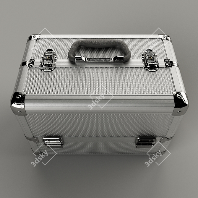 Modern Beauty Organizer: Stylish and Functional 3D model image 2