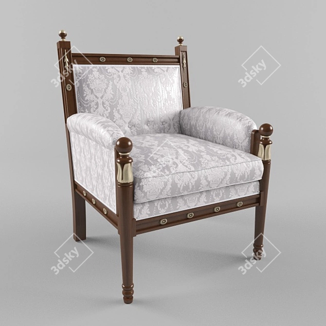 DBF Fantasy Chair: Italian Design and 3D Model 3D model image 1