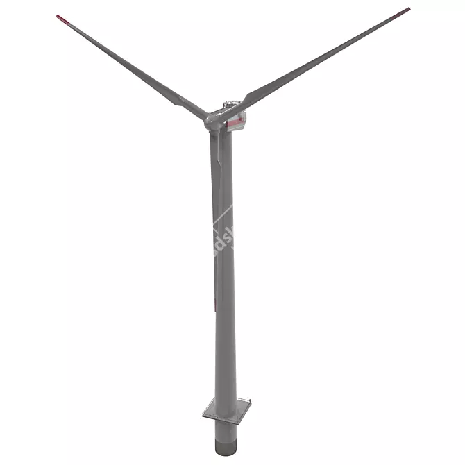 EcoPower Wind Turbines 3D model image 1