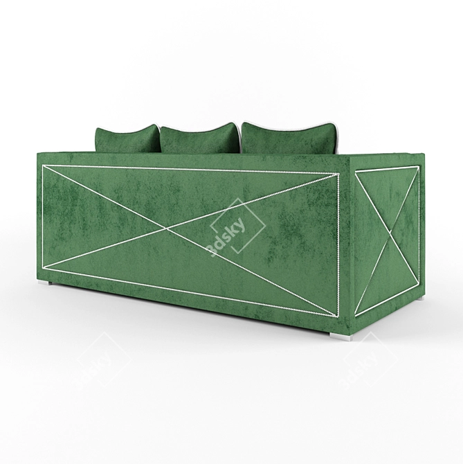 Homemotions Incognito Sofa with Pillows 3D model image 3