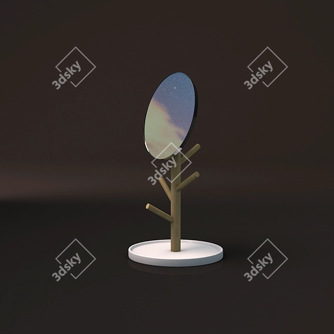 Multi-Functional Mirror Hanger 3D model image 2