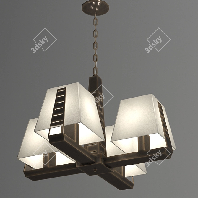 Italian Crystal Lux Treviso SP 4 3D model image 1