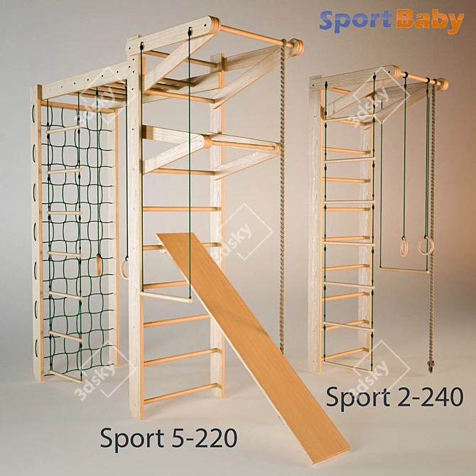 Title: Kids Sport Corner - Fit & Fun 3D model image 1