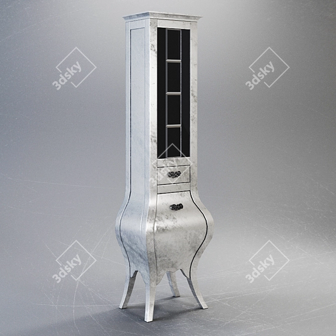 Eurodesign Prestige Glass Display Case 3D model image 1