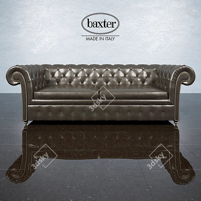 Luxury Baxter Casper Sofa 3D model image 1
