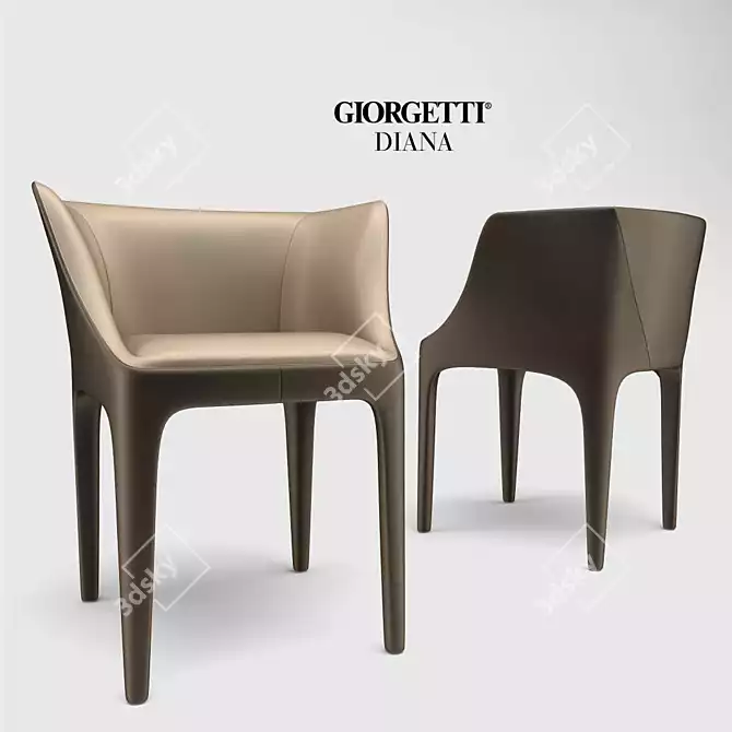 Giorgetti Diana: Elegant and Compact Design 3D model image 1