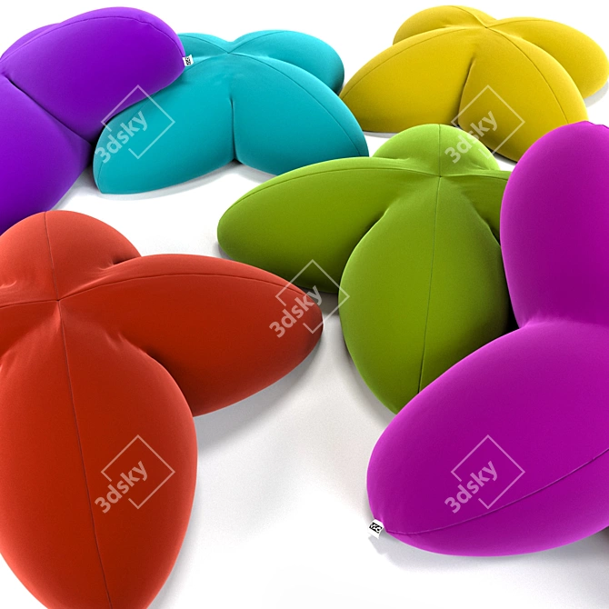 Flora Puf: Soft & Colorful 3D model image 2