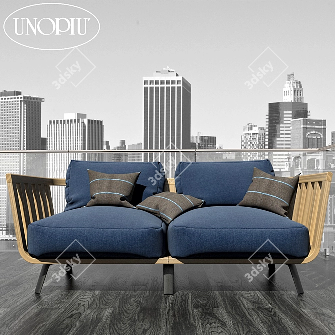 Italian Design Welcome Sofa Set 3D model image 2