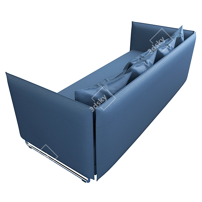 Cosmorelax Metro - Blue Fabric, Modern Design 3D model image 2