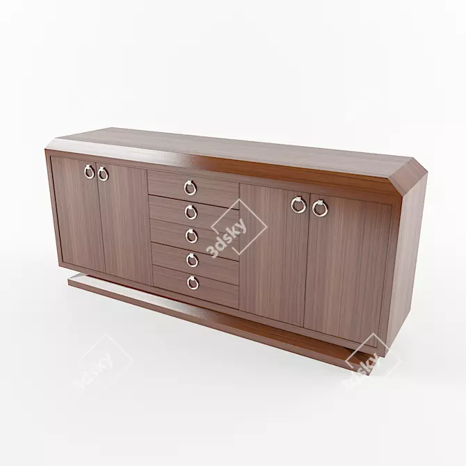 Glam Deco Chest 3D model image 1