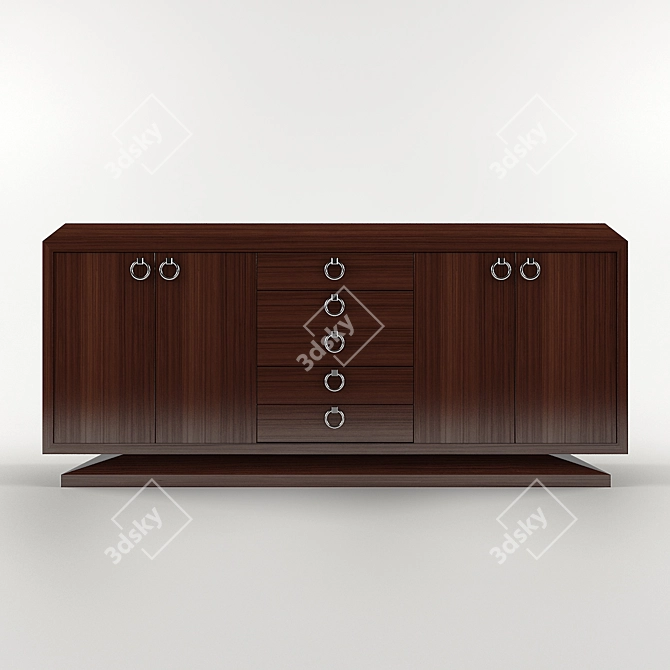 Glam Deco Chest 3D model image 2