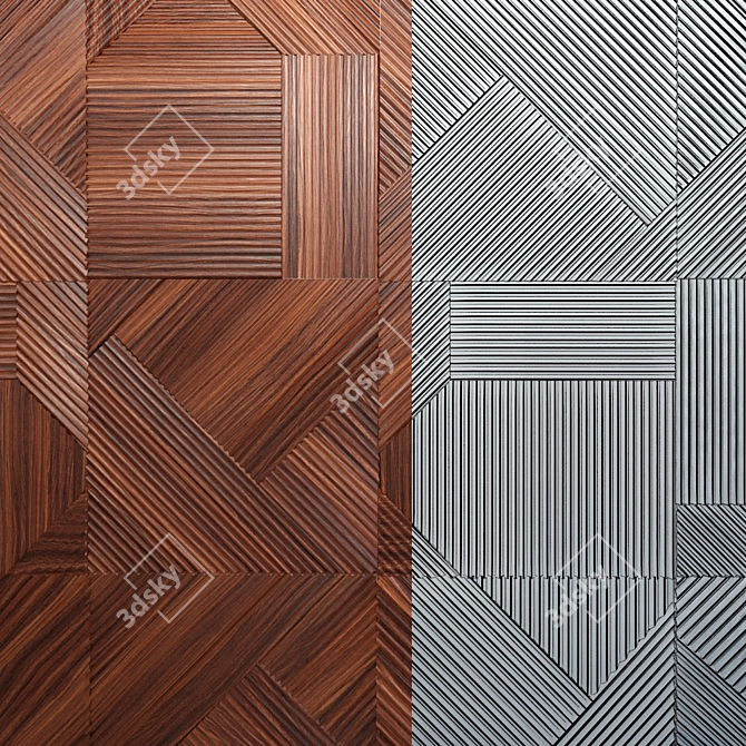 Versatile Panel STRIPES - Emmemobili 3D model image 2