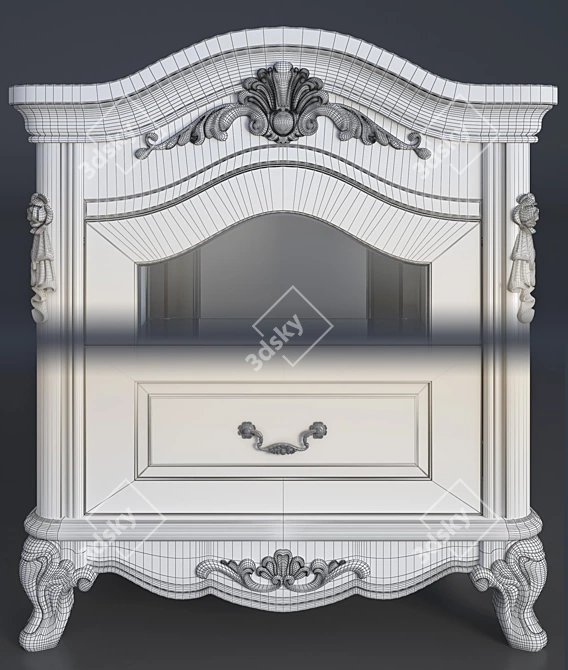 Elegant Milano Showcases - Two Sizes 3D model image 3