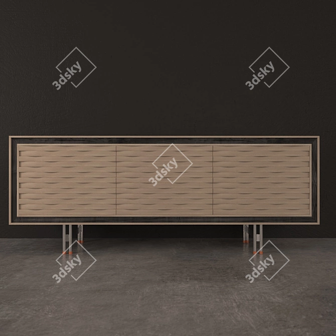 Italian Elegance: Dale A-612 Sideboard 3D model image 1