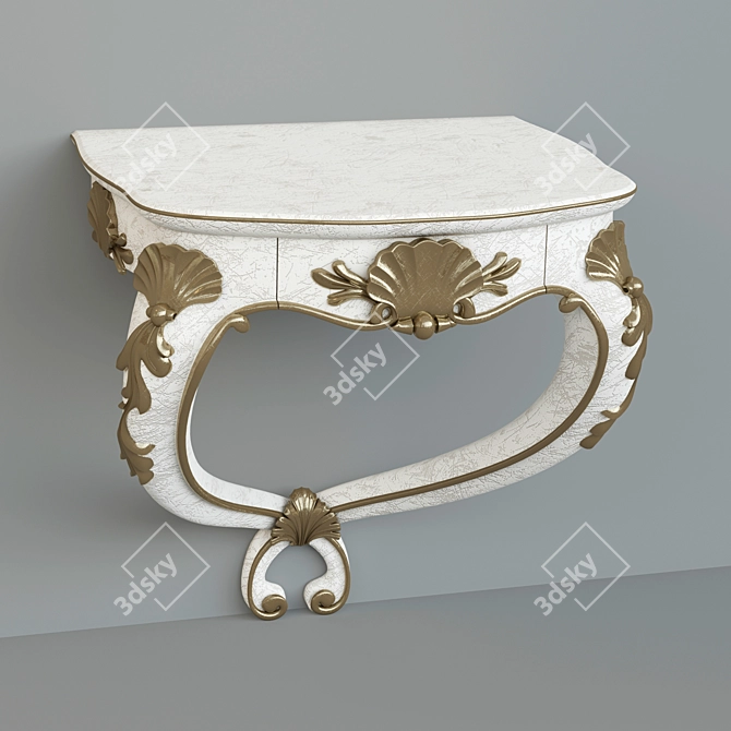 Elegant Silvano Grifoni Console 3D model image 1