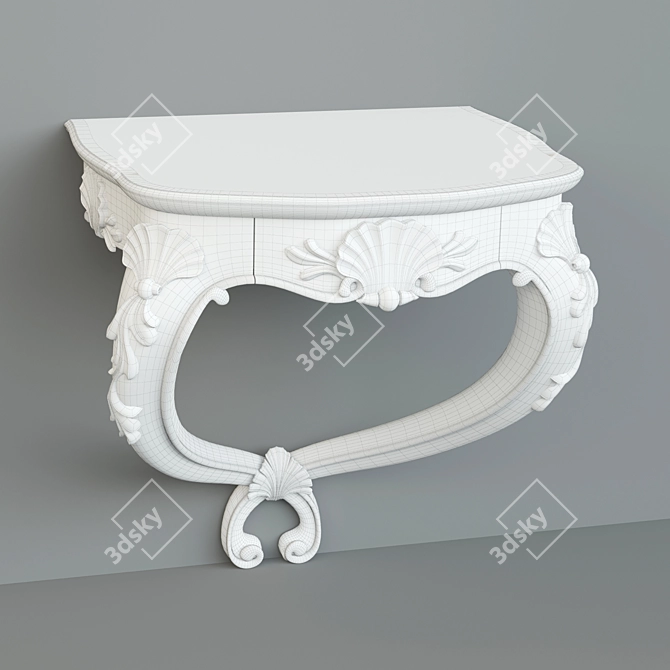 Elegant Silvano Grifoni Console 3D model image 2