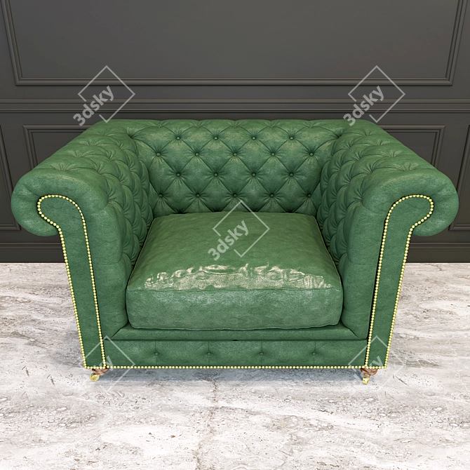 Elegant and Comfy Mudo Chester 3D model image 1