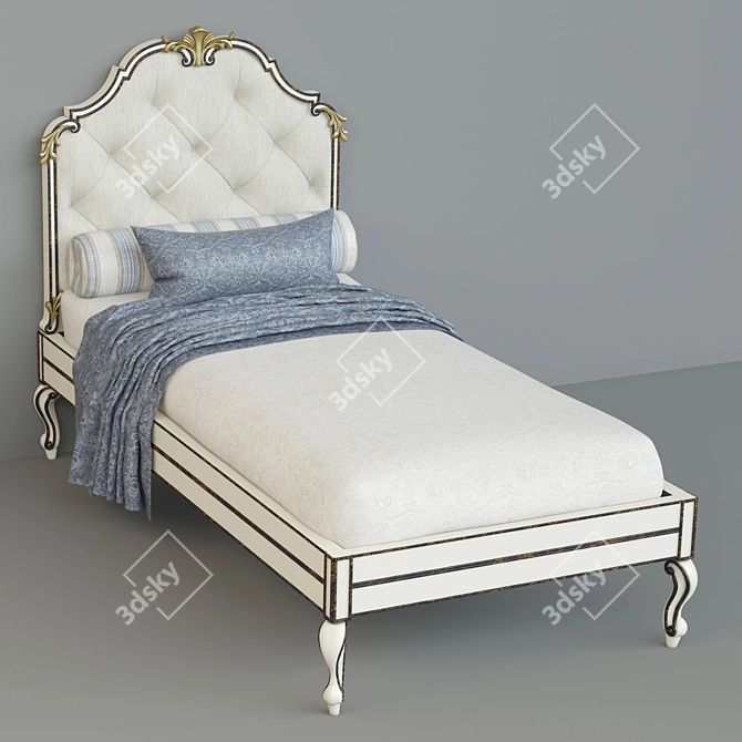 Irenze Bed Collection: Silvano Grifoni 3D model image 1