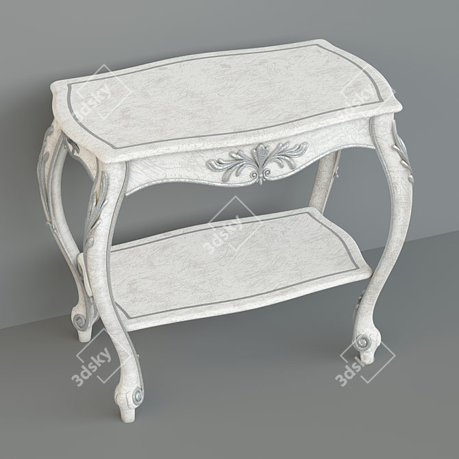 Elegant Irenze Bedside Table 3D model image 1