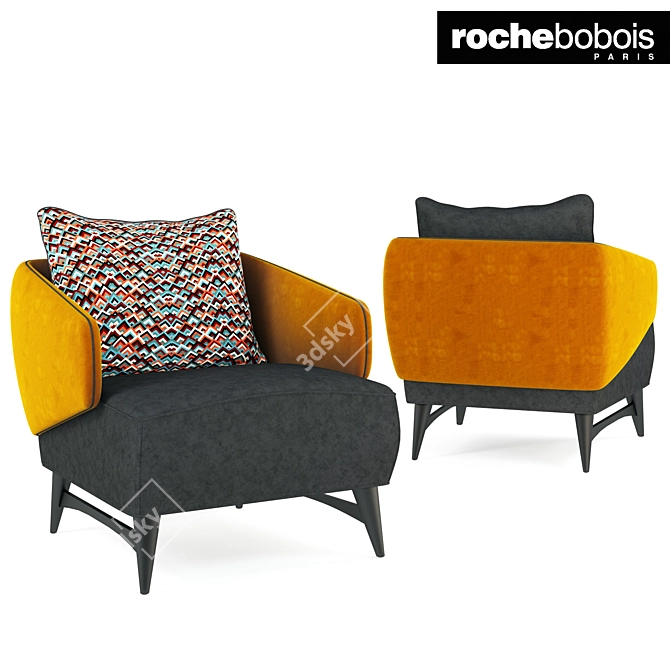 Modern Classic ARIES Armchair 3D model image 2