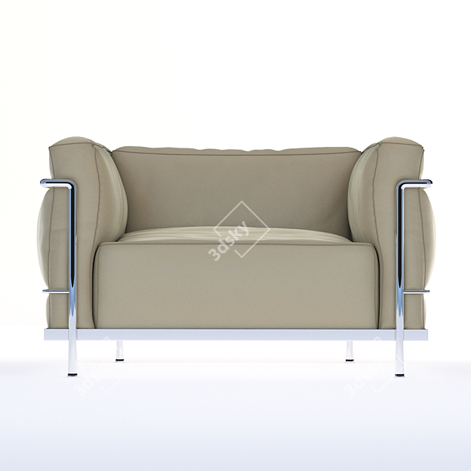 Luxurious Cassina Le Grand LC3 3D model image 1