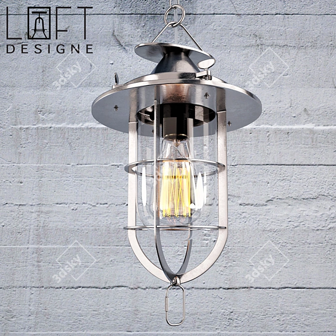 LOFT Designe 647: Stylish Suspension Light 3D model image 1